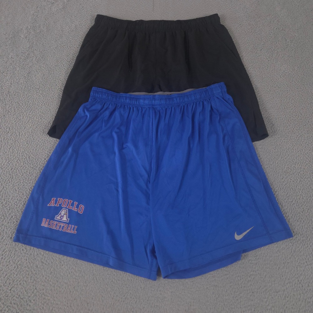 LOT OF 2 Nike Shorts Mens 3XL Multi Team Dri Fit Flex Woven Basketball Athletic